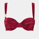 Rose Balconette Top Rouge